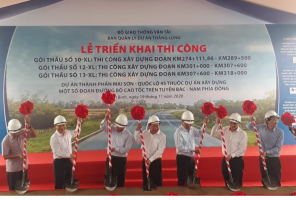 Bộ Giao thông Vận tải triển khai thi công 3 gói thầu Cao tốc Bắc - Nam