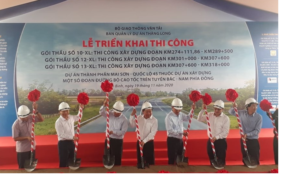 Bộ Giao thông Vận tải triển khai thi công 3 gói thầu Cao tốc Bắc - Nam