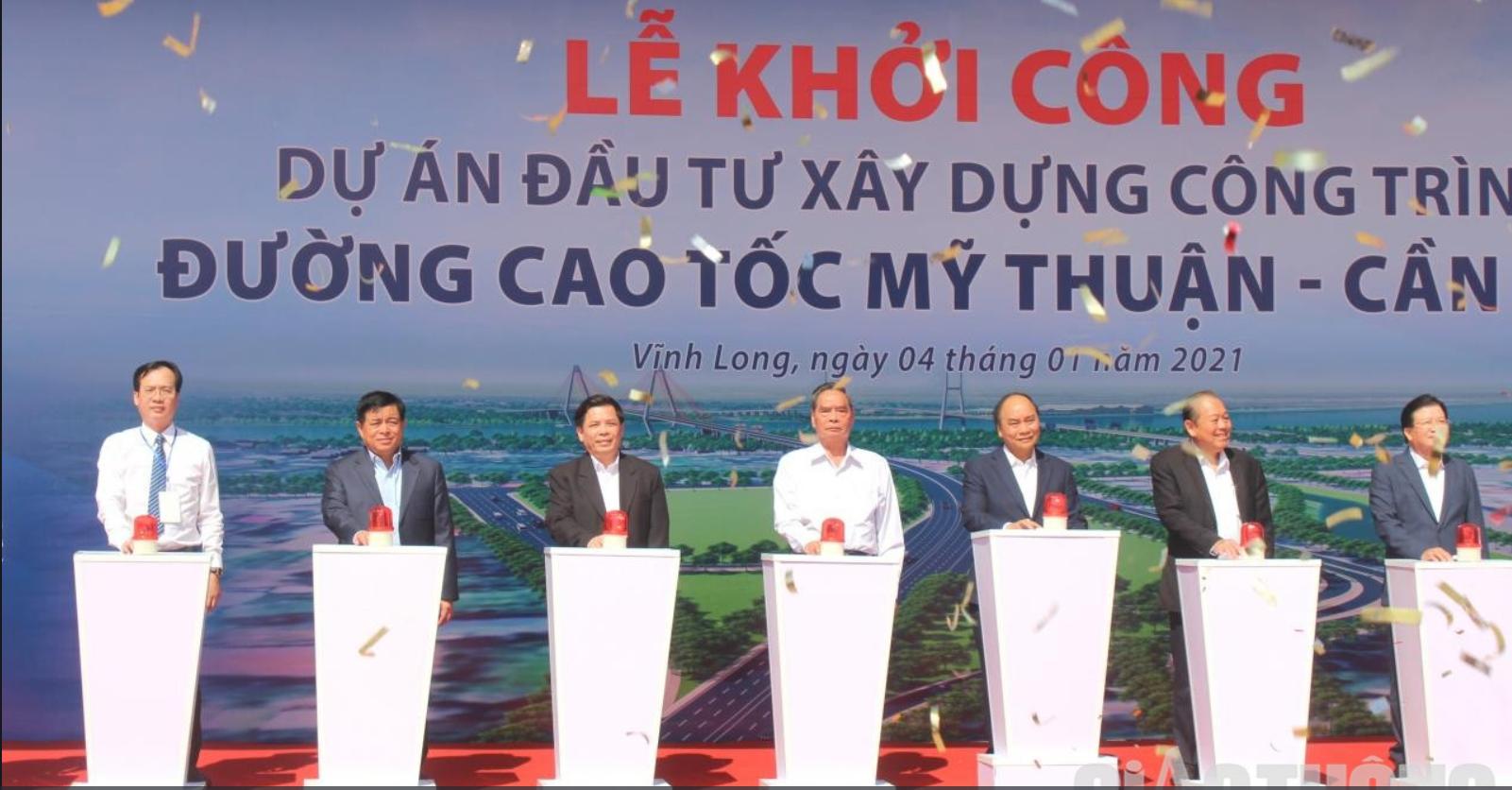 Khởi công cao tốc Mỹ Thuận - Cần Thơ